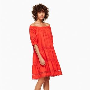KATE SPADE NEW YORK Cherry Poplin Dress